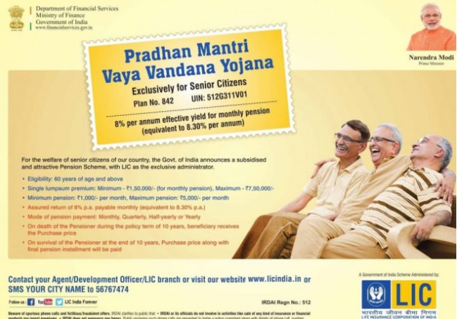 Pradhan Mantri Vaya Vandana Yojana (PMVVY) 2020 - 2023 - 5 Changes you must  know - BasuNivesh