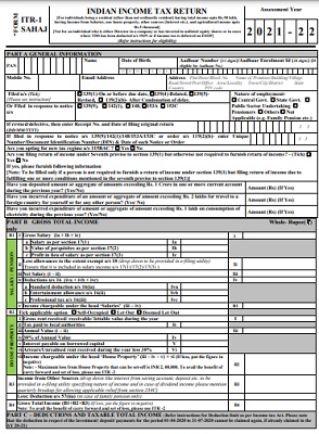 income tax form ay 2021-22 Income Tax Return Forms AY 2-2 (FY 2-2) - Which forms to