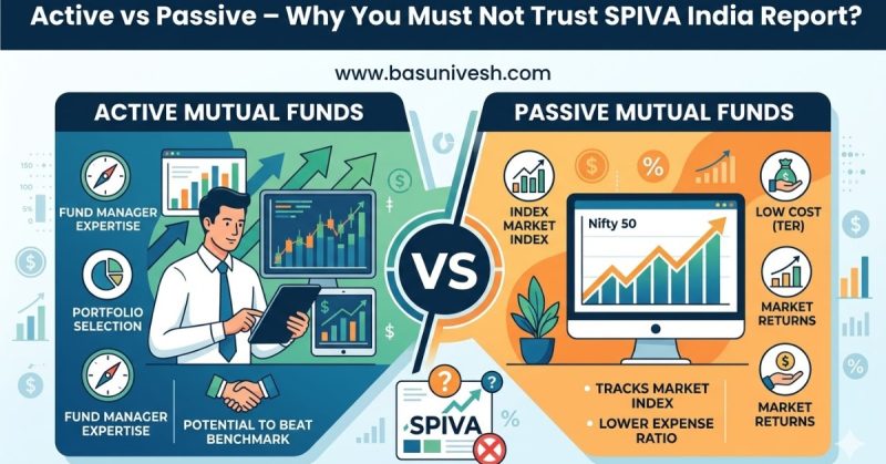 active vs passive SPIVA India report