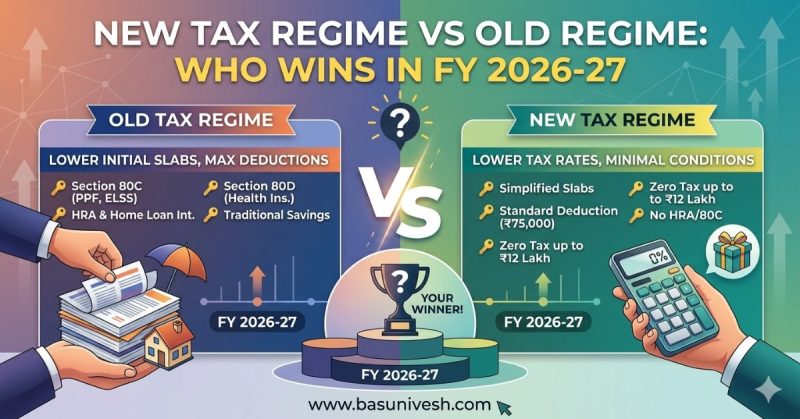 new tax regime vs old regime FY 2026-27